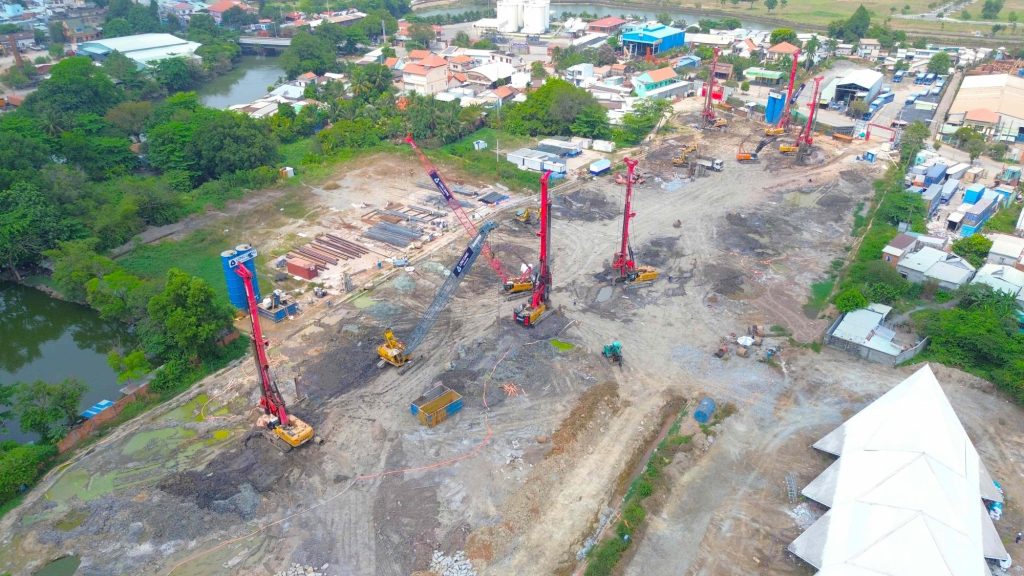 Tiến độ xây dựng tháng 3.2025